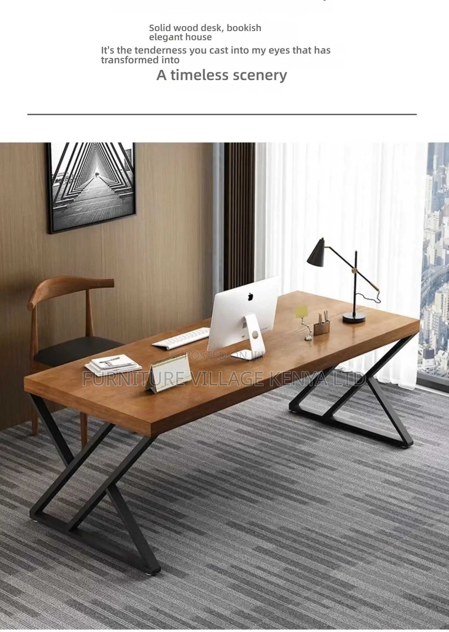 Modern 1.2m Office Computer Desk