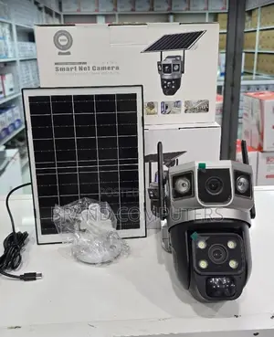 V380 Pro CCTV Camera Dual Lens Solar Camera Wifi Supported