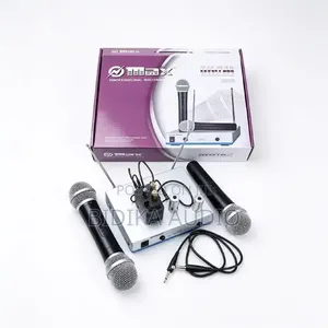 Max Dual Channel Uhf Wireless Microphone Dh-744