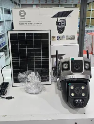 Wireless Standalone Solar Dual Lens Wifi Solar Camera V380 App Control