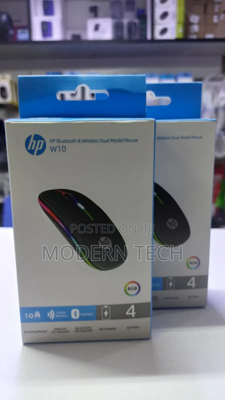 Original Hp W10 Wireless Bluetooth Mouse Black