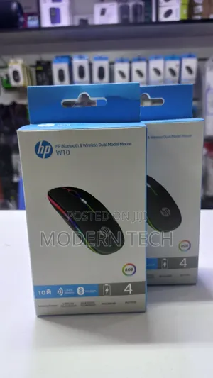 Hp W10 Rechargeable Wireless Bluetooth Mouse – Black