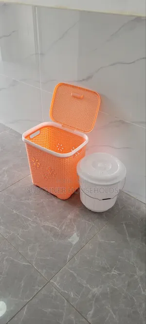 Laundry Basket and a Bucket
