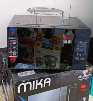 Mika Microwave Oven Grill 20ltr With 1000w Grill Silver