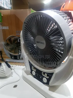 Portable Box Fan / Light Indoor Fan
