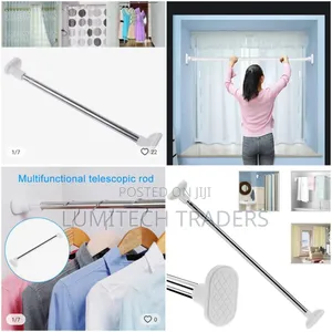 Extendable Telescopic Curtain Rod 110 - 200 Cm