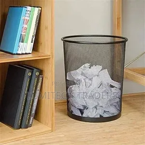 Metallic Mesh Bust Bin