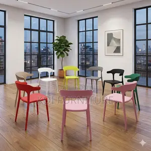 Dining Chairs; Plastic Dining Armless Chairs