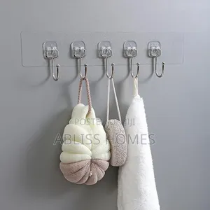 5 in 1 Strong Adhesive Wall Hooks