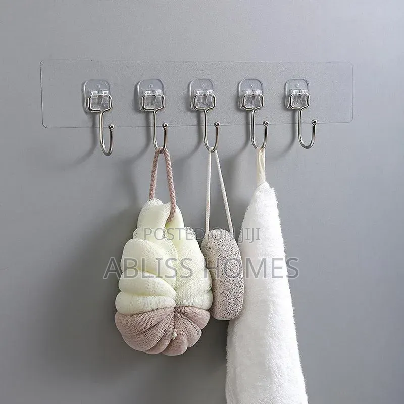 5 in 1 Strong Adhesive Wall Hooks