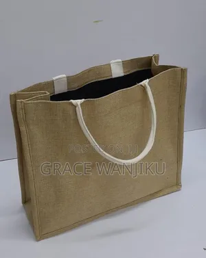 * Linen Reusable Eco Friendly Shopping Jute Bags