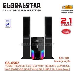 Globalstar Gs-6502 2.1ch Home Theater System (Tall Boy)