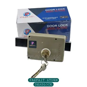 Parfait 6-Turn Security Rim Lock – Heavy Duty Steel Door Deadbolt