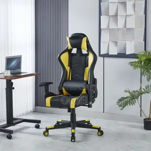 Gaming Chair : Leather Padded Executive Home Office Gaming Chair