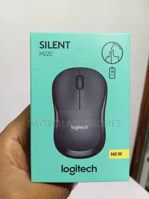 Logitech M220 Silent - Black - 2.4ghz - Emea