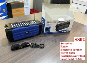 Electromate Solar Flashlight Wireless Robot Speaker