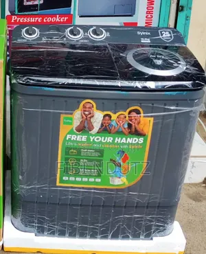 Dark Grey Synix Washing Machine 10kg Twin Tub