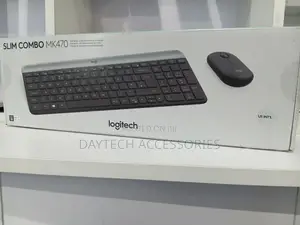 Logitech Keyboard + Mouse - Wireless - Mk470 - Qwerty (Us) - Graphite