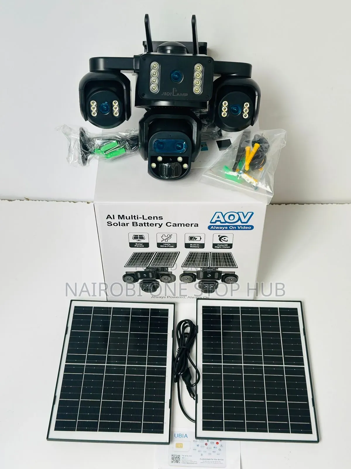 Solar 4g Security Camera – Triple Lens