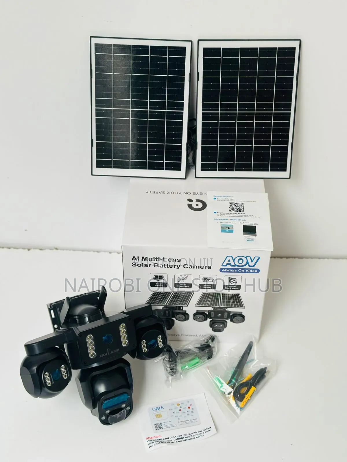 Solar 4g Security Camera – Triple Lens