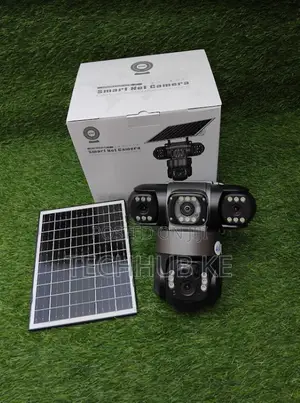 4g Triple Lens Solar Camera With Motion Detection and Night Vision