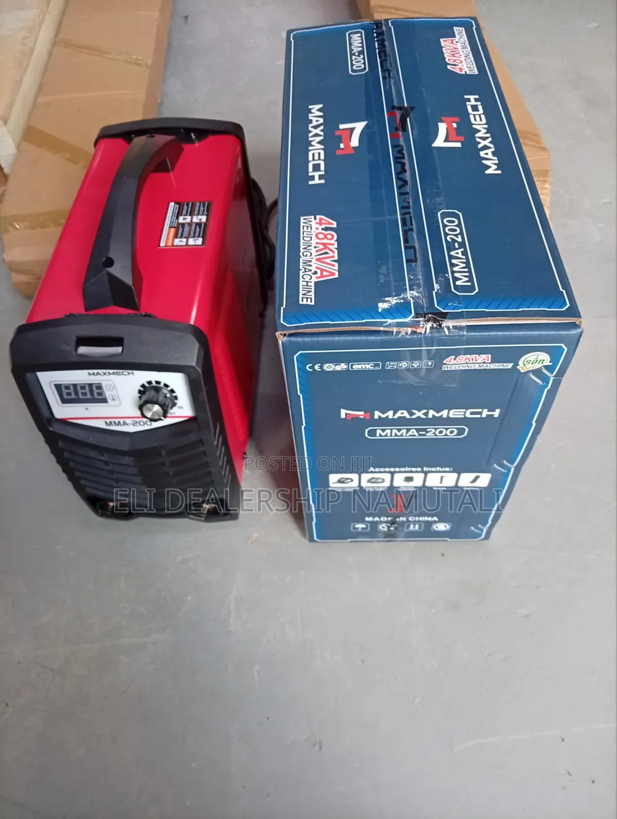 220v Portable Arc Welder With Cooling Fan and Digital Display