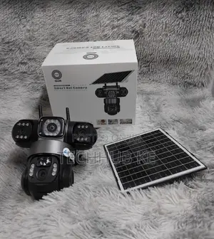 Wireless Simcard Triple Lens Solar CCTV Camera With Two Way Audio
