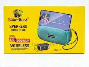 Boombest Solar Wireless Speaker Ln-1009sun - Usb/Tf Support.
