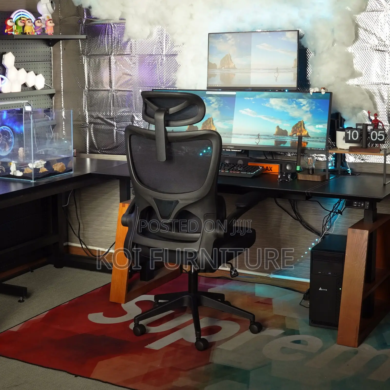 Office Chairs; Ergonomic High Back Full Mesh Office Chairs