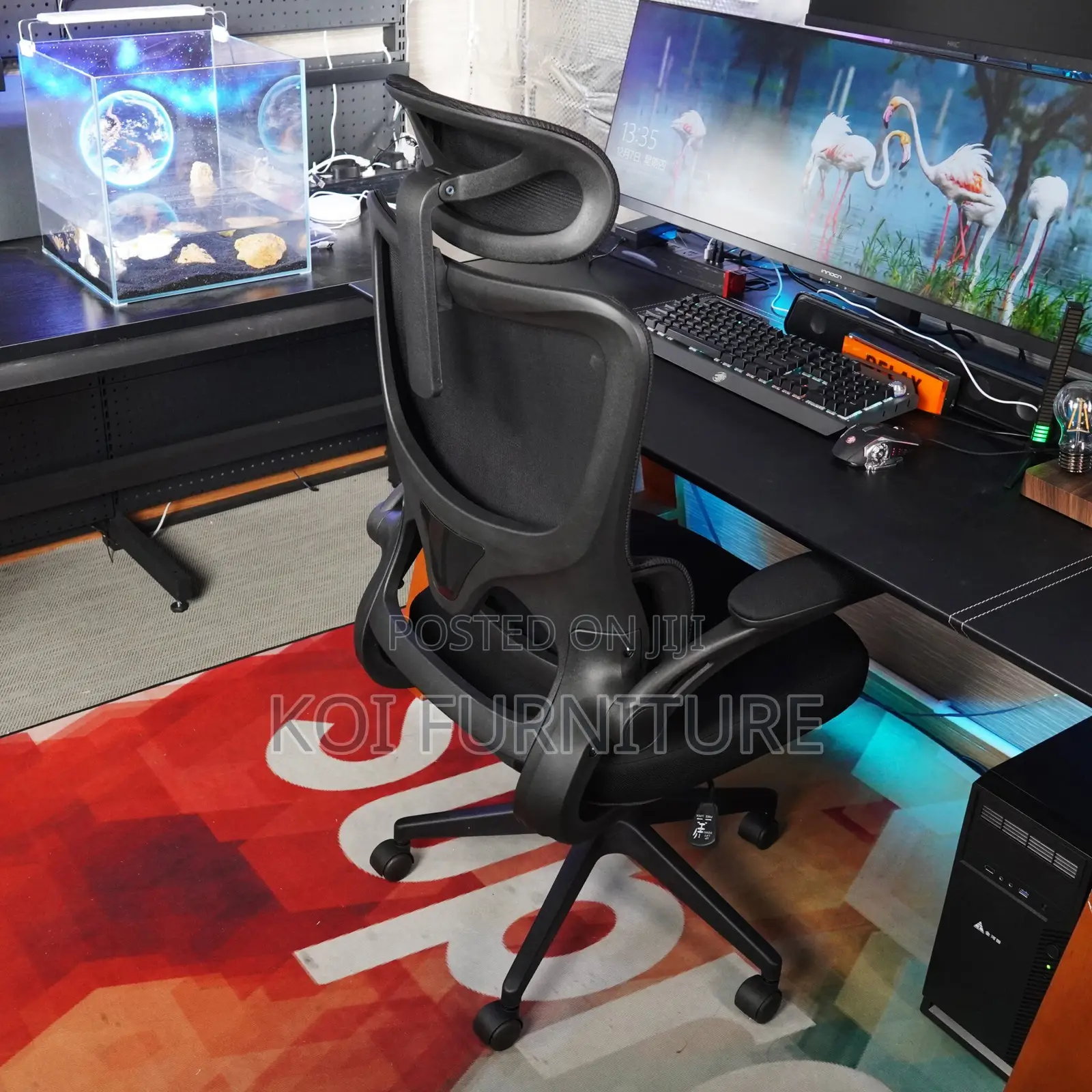 Office Chairs; Ergonomic High Back Full Mesh Office Chairs