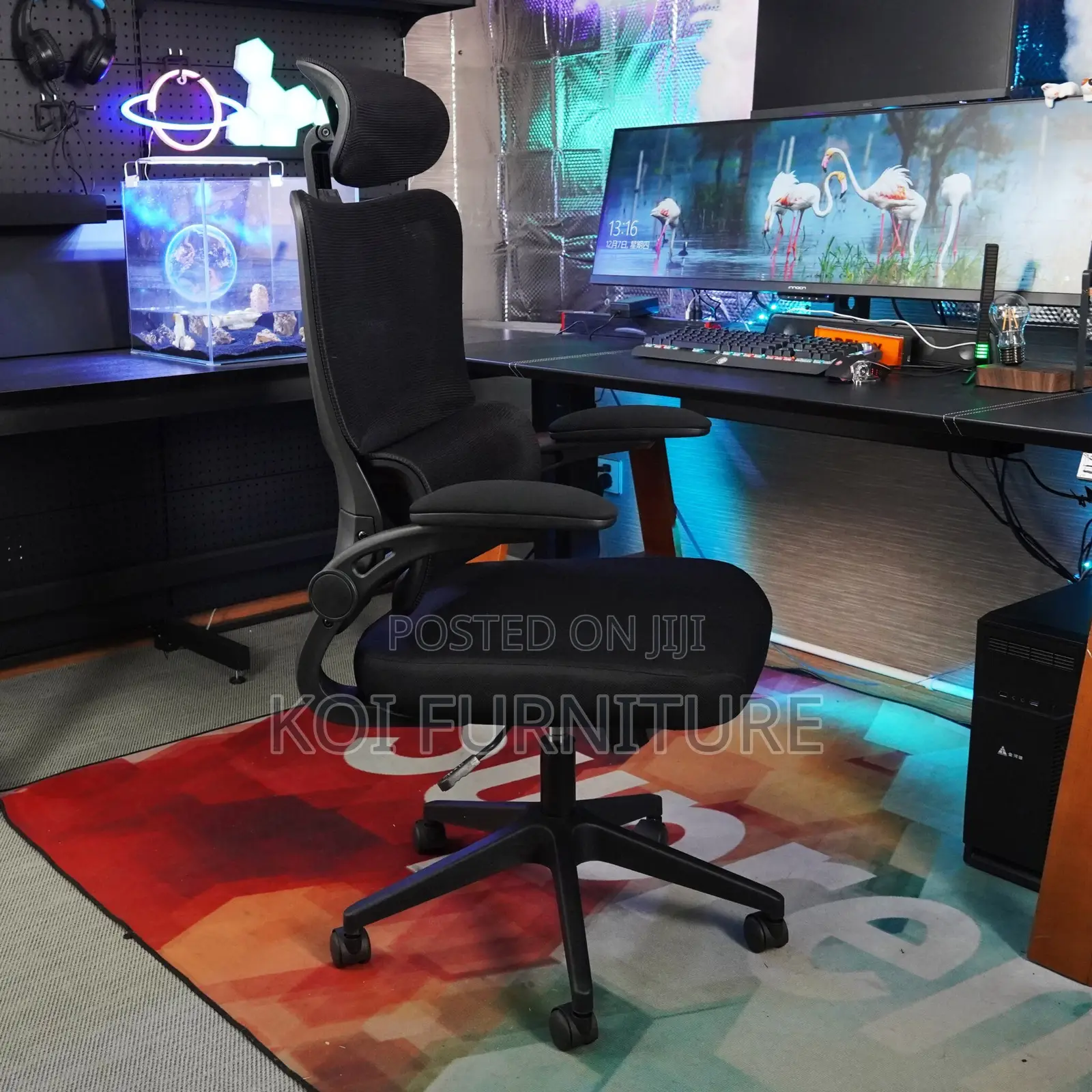 Office Chairs; Ergonomic High Back Full Mesh Office Chairs