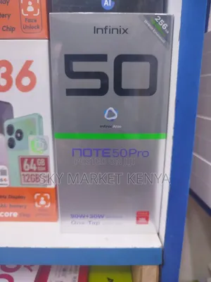 New Infinix Note 50 Pro 256 GB Gray