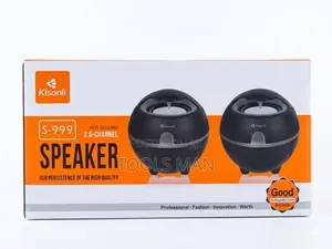 Kisonli S-999 Multimedia 2.0 Channel Usb Speakers for Pc Laptop.