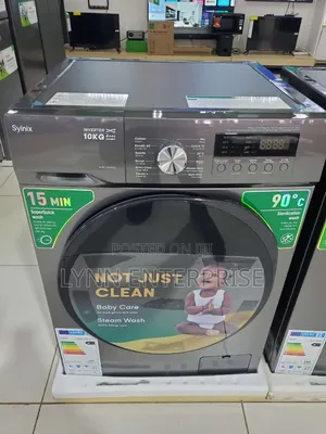 *Syinix Washing Machine Front Load 10kg Wash and Spin