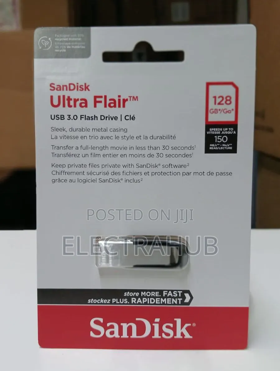 Sandisk Ultra Flair 128gb Brand New Sealed