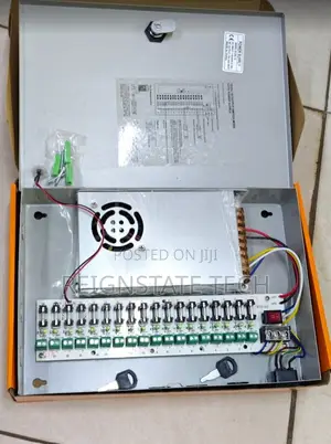 20a Fused Power Supply Unit For 18 Cctv Cameras