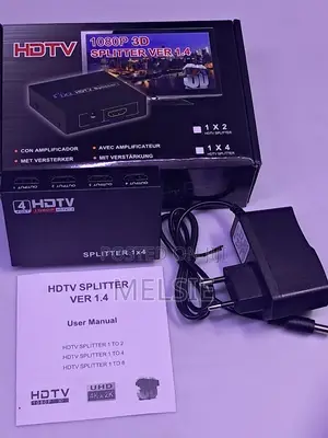 Plug And Play Hdmi Splitter 1x4 Hdtv Adapter