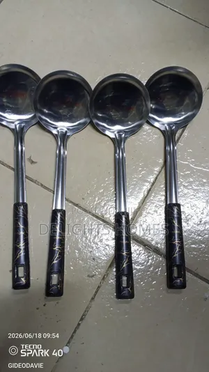 Silver Marble Serving Spoon_jim