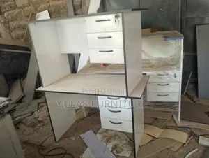 White Office Desk Available for Study