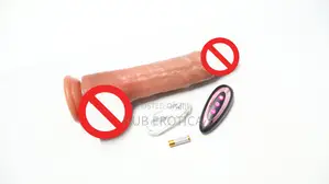 Big Heated Telescopic Dildo With Remote Control