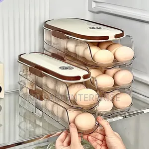 Acrylic Stackable Automatic Sliding/Rolling Egg Storage Box