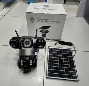 4g 6mp Triple Lens Solar PTZ Camera All-Weather Security Camera
