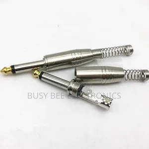 6.35mm Ts Mono Jack Connector High Quality