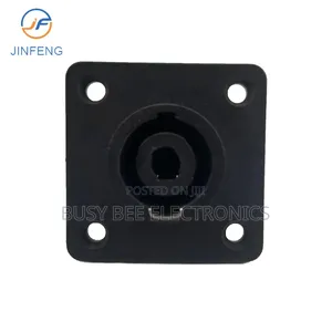 XLR 4pin Female Panel Chassis Mount Socket Audio Connector