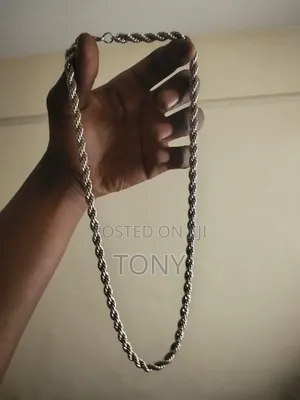 Silver Twisted Rope Chain