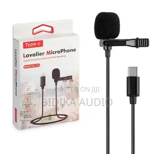 Lavalier Microphone Type C Professional Lapel Clip-on Mic