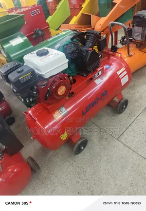 Commercial 150l Petrol Air Compressor (Lenhard Germany)