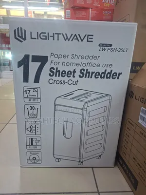 Lightwave Paper Shredder 17 Sheet Cross-Cut