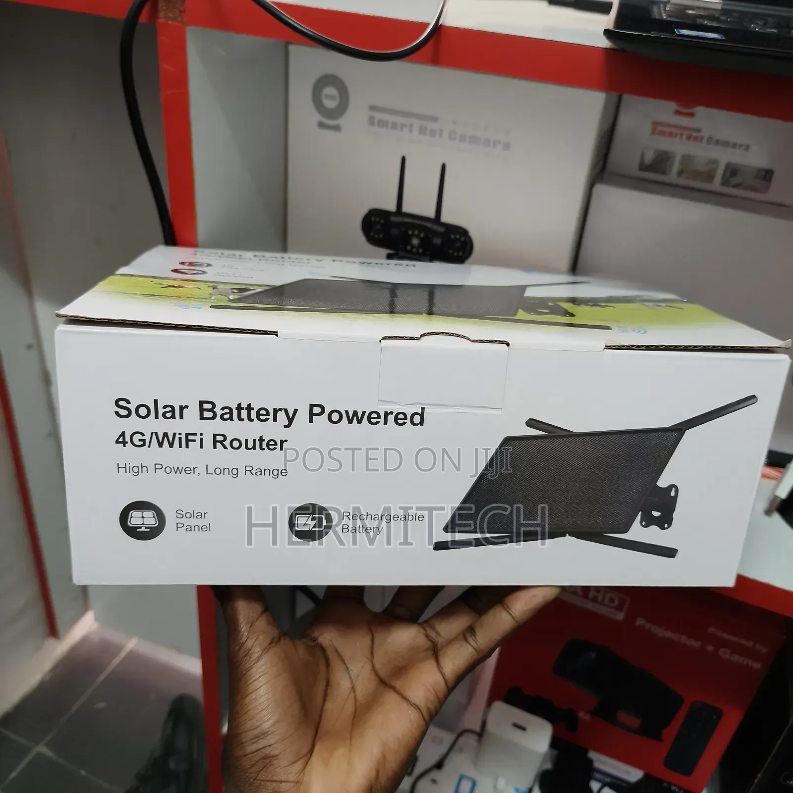 Solar Battery Powered 4g/Wifi Router Wifi Support 4g Sim Card Support