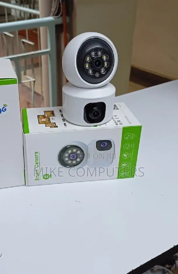 Simcard 4g Indoor Dual Lens PTZ Camera 2way Audio
